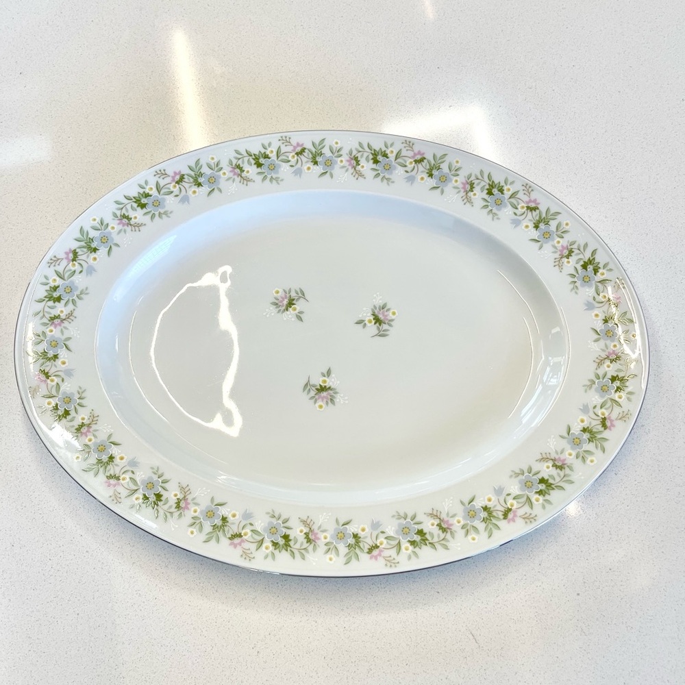 Johann Haviland Forever Spring Large Platter approx 13” excellent mint condition